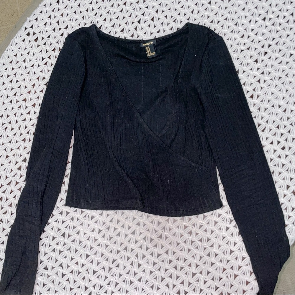 Black Crop Top